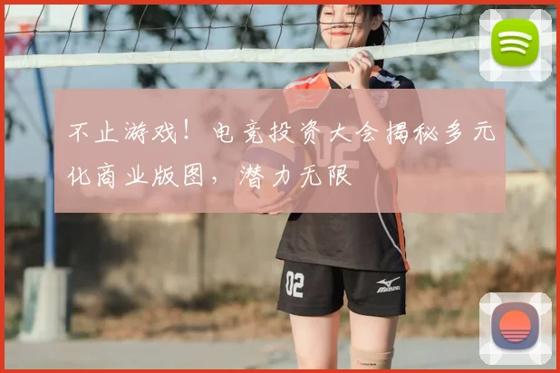 不止游戏!电竞投资大会揭秘多元化商业版图,潜力无限